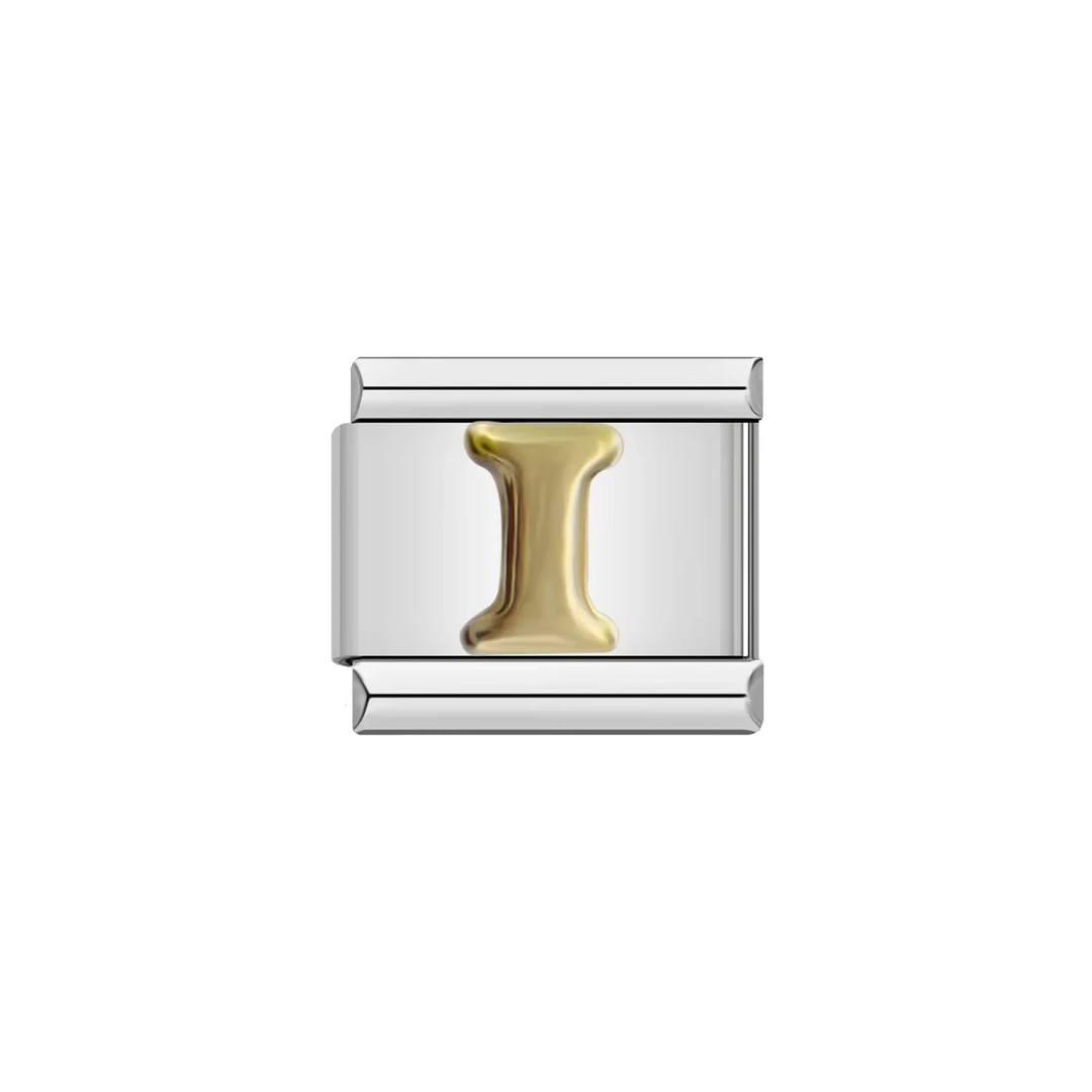 Gold Letter Alphabet Charm - Jewellux