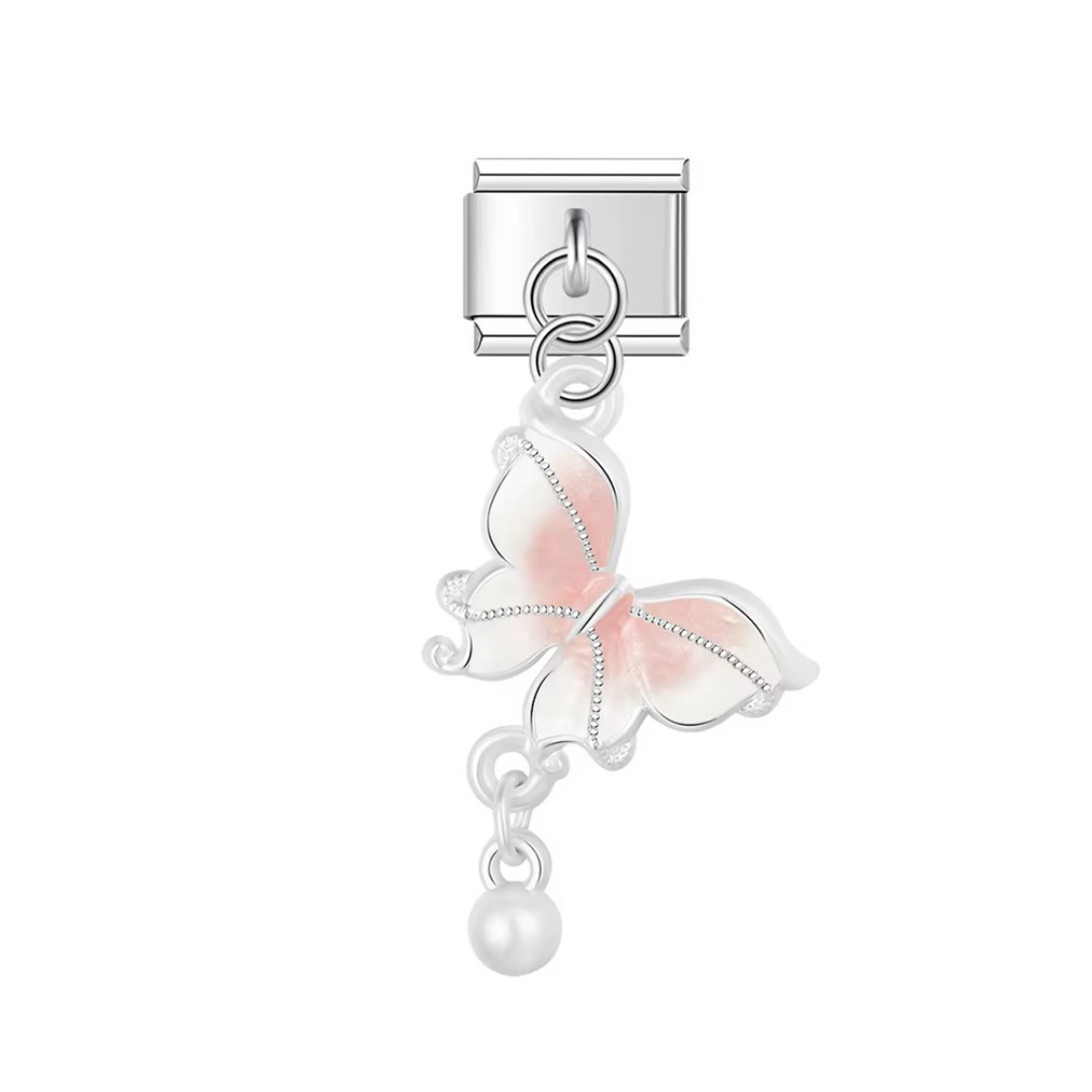Blush Wings Butterfly Dangle Charm