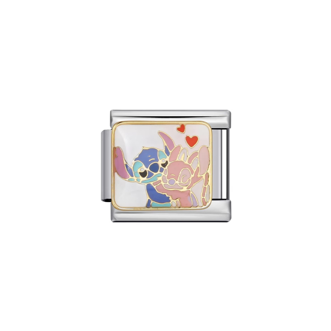 Lilo & Stitch - Stitch & Angel Love Charm - Jewellux