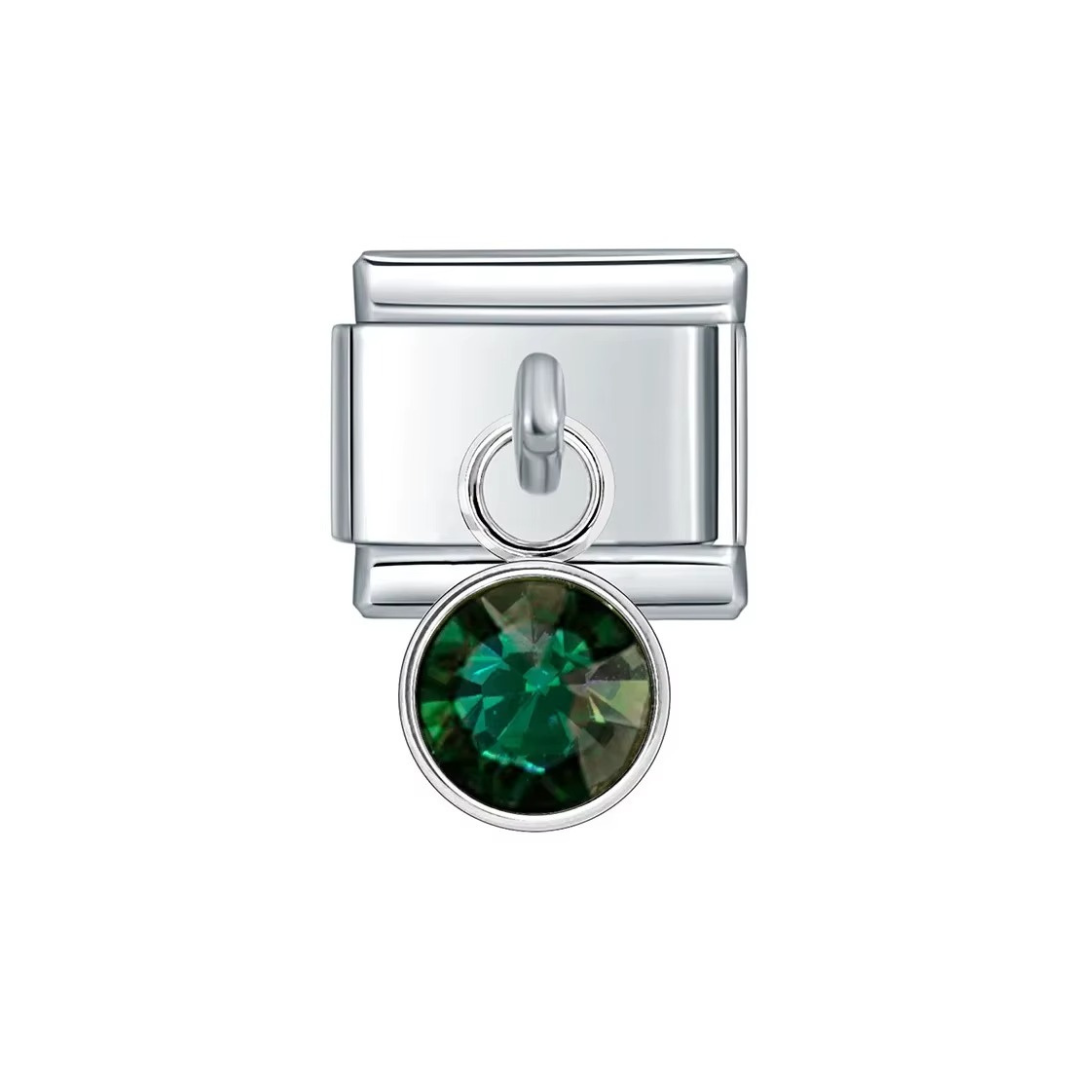 May Birthstone Dangle Charm - Jewellux