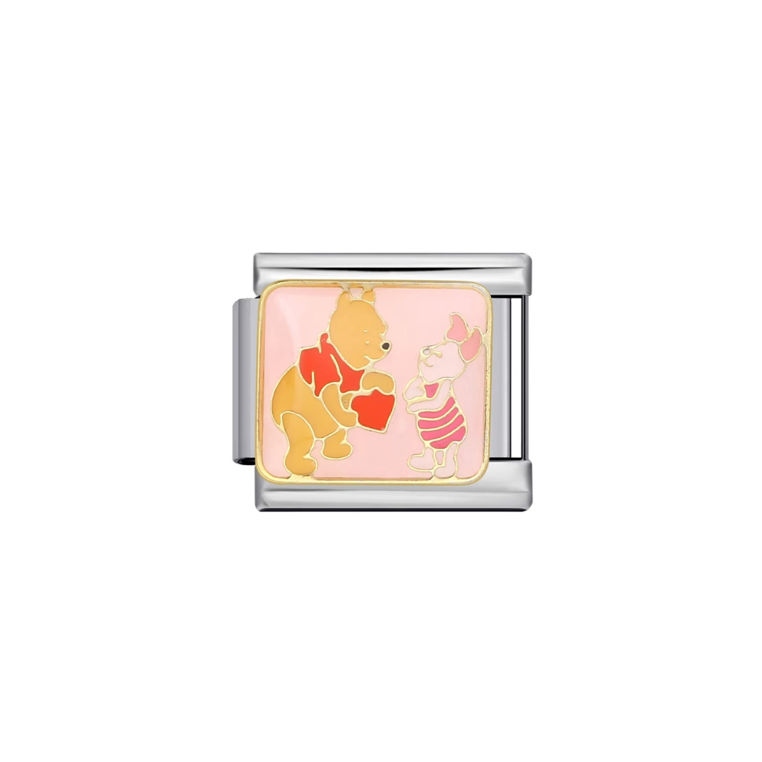 Winnie The Pooh - Winnie & Piglet Charm - Jewellux