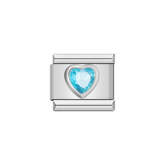 December Birthstone Silver Charm - Jewellux