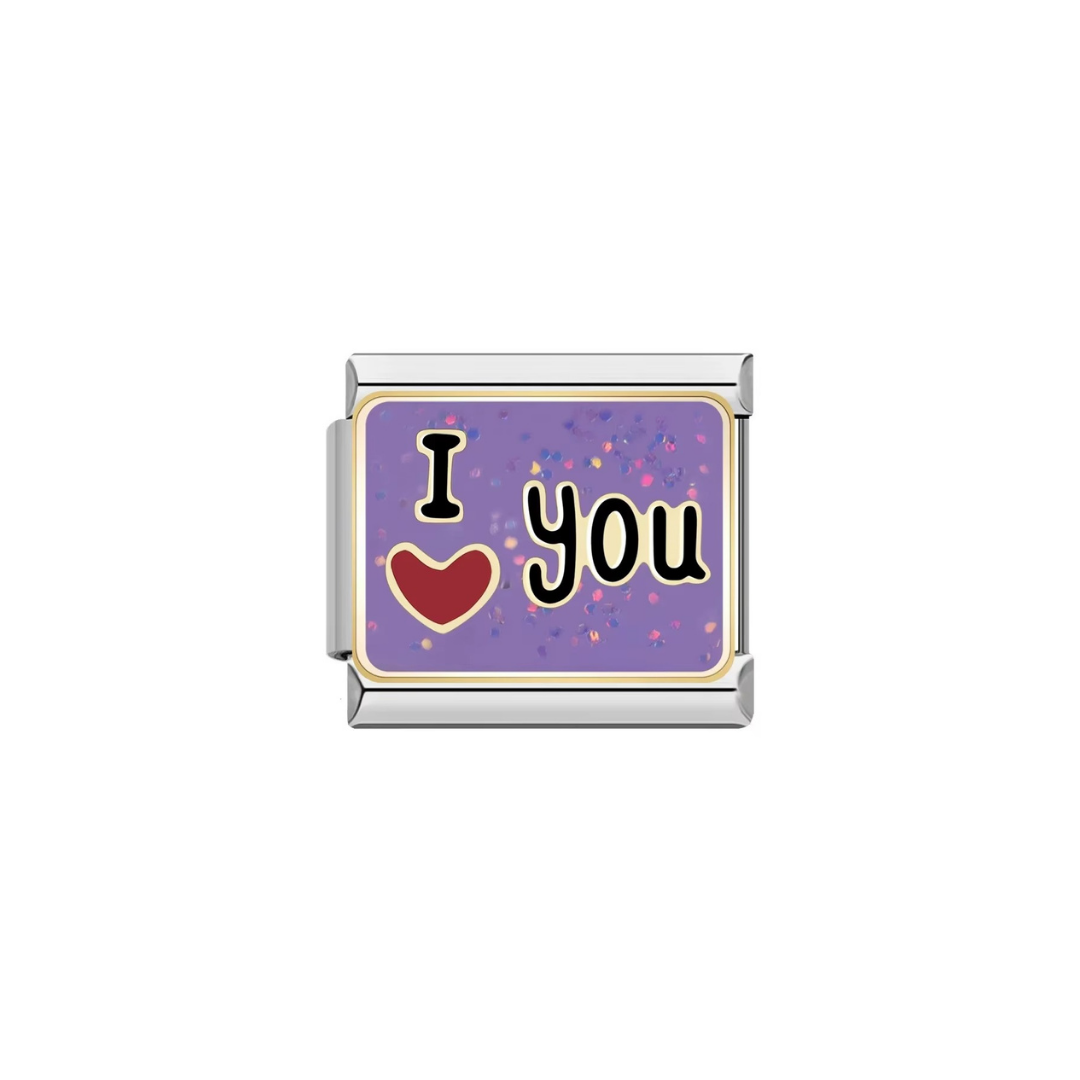 Confetti Love You Charm
