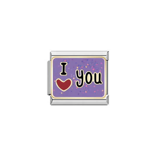 Confetti Love You Charm