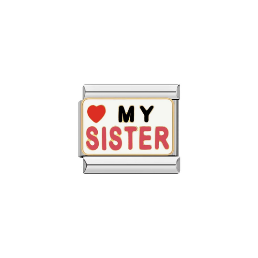 My Sister, My Heart Charm