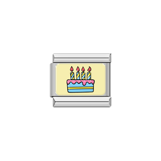 Birthday Wishes Cake Charm