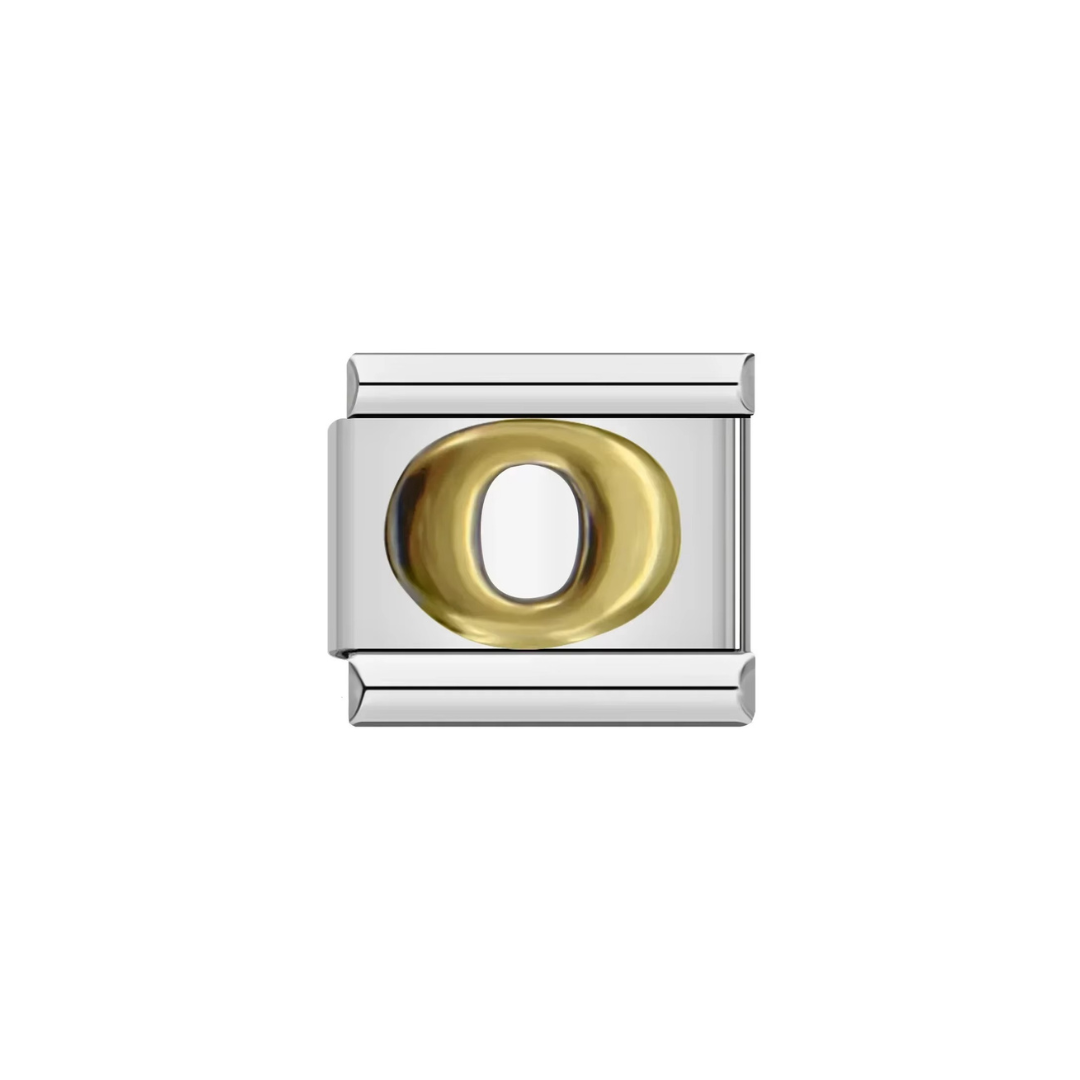 Gold Letter Alphabet Charm - Jewellux