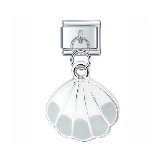 White Shell Dream Dangle Charm