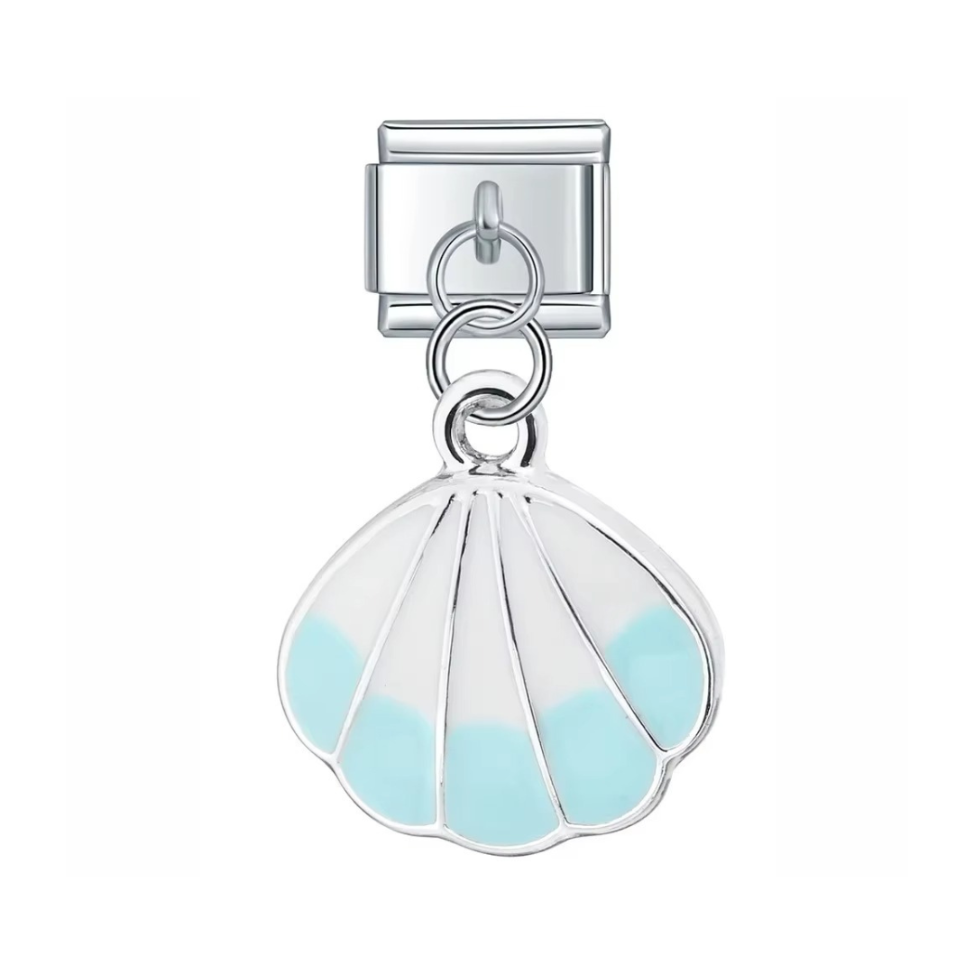 Blue Shell Dream Dangle Charm