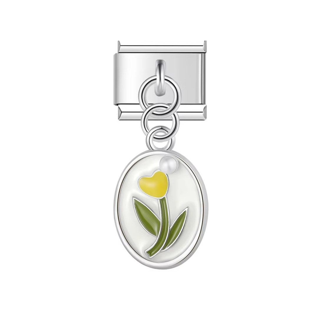 Golden Bloom Dangle Charm