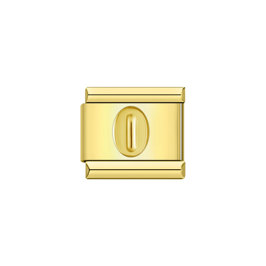 Golden Number Charm - Jewellux