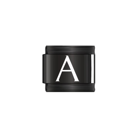 Black Alphabet Charm - Jewellux