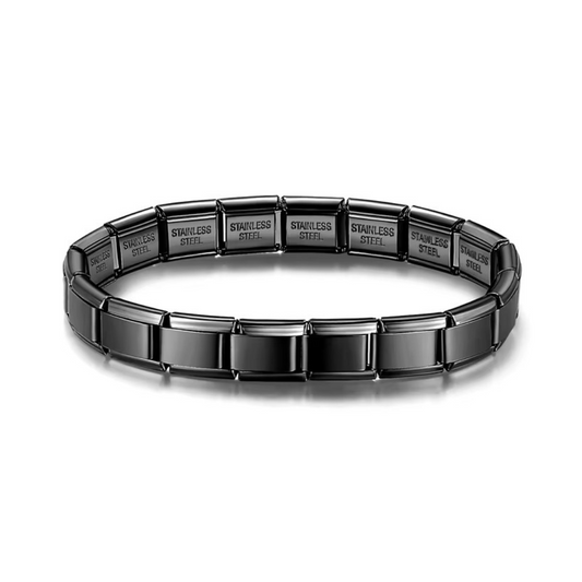 Midnight Black Italian Bracelet - Jewellux