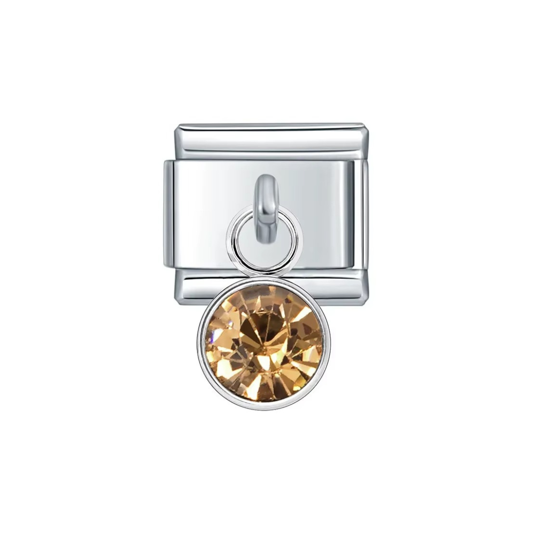 November Birthstone Dangle Charm - Jewellux