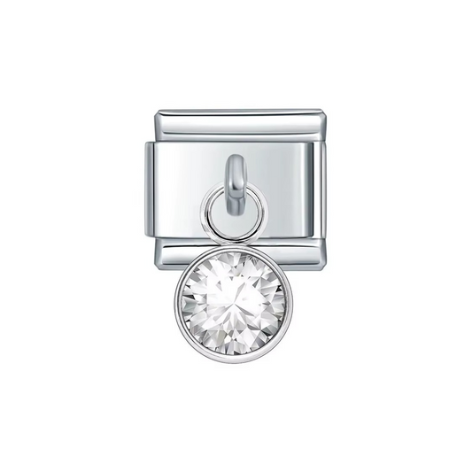 April Birthstone Dangle Charm - Jewellux