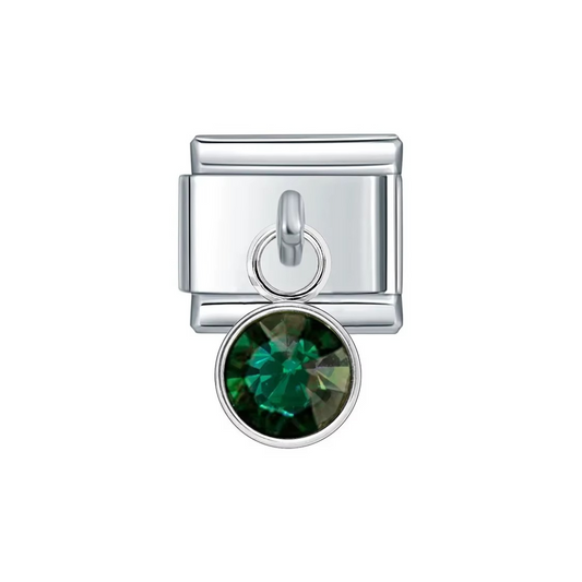 May Birthstone Dangle Charm - Jewellux