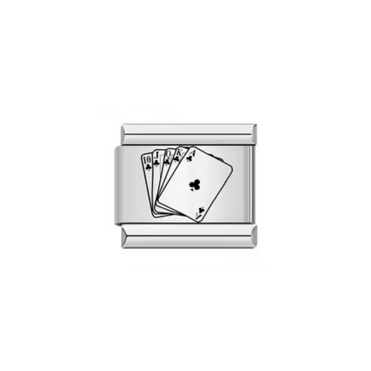 Winning Hand Playing Cards Charm - Jewellux