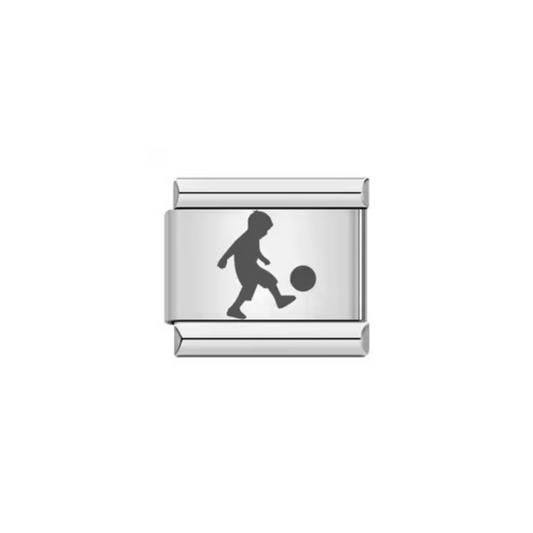 Future Star Little Soccer Player Charm - Jewellux