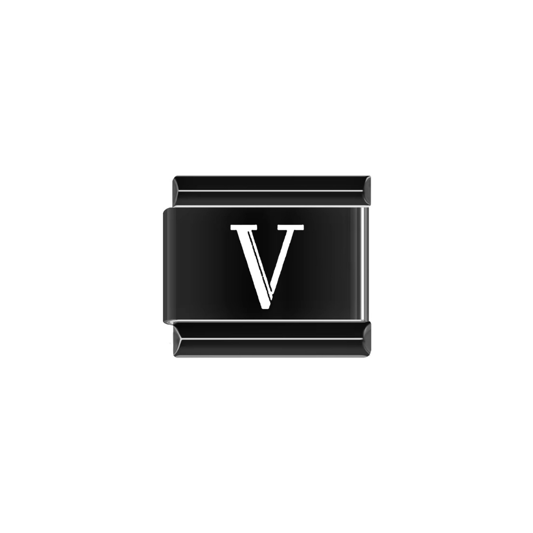 Black Roman Numerals Charm - Jewellux
