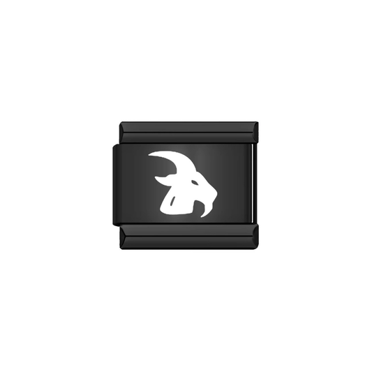 Black Capricorn Zodiac Charm - Jewellux