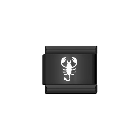 Black Scorpio Zodiac Charm - Jewellux