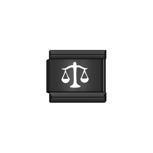 Black Libra Zodiac Charm - Jewellux
