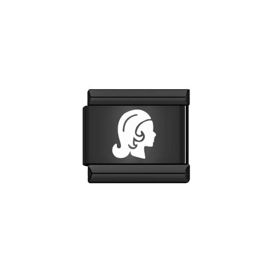 Black Virgo Zodiac Charm - Jewellux