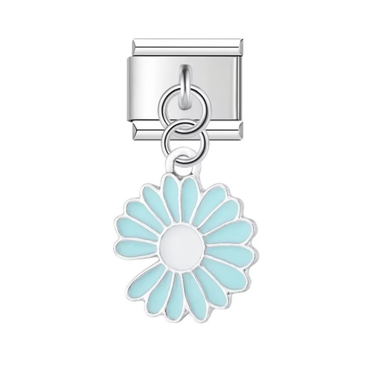 Blue Skies Bloom Dangle Charm - Jewellux