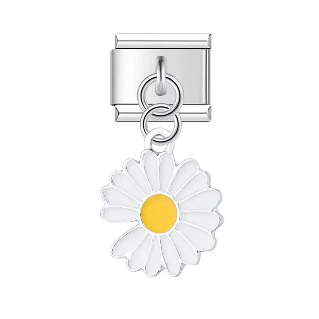 Classic Daisy Dangle Charm - Jewellux