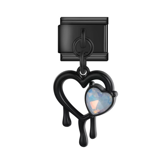 Dripping Heart Dangle Charm - Jewellux