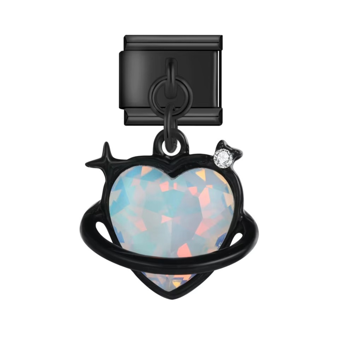 Celestial Heart Dangle Charm - Jewellux