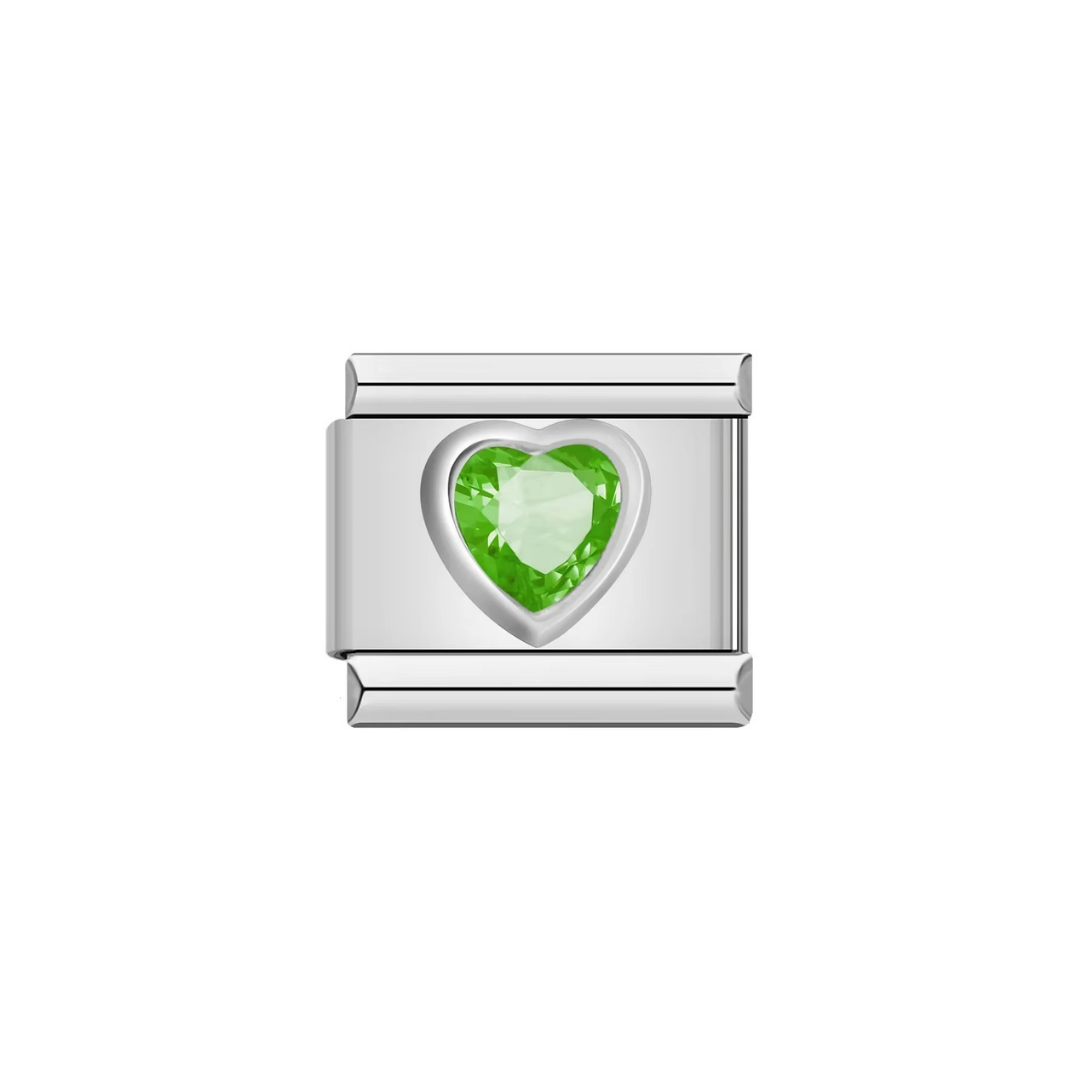 August Birthstone Silver Charm - Jewellux