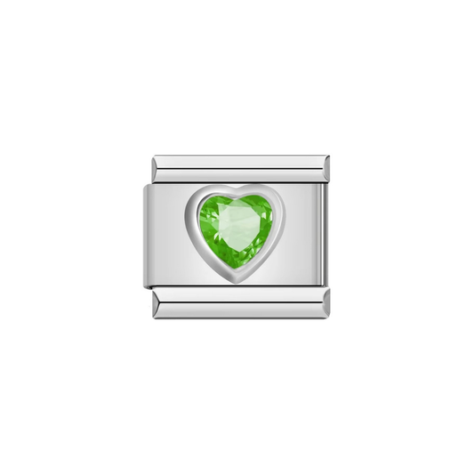 August Birthstone Silver Charm - Jewellux