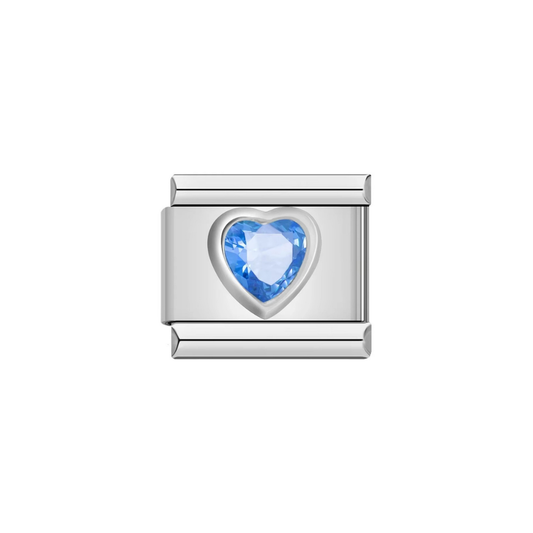 September Birthstone Silver Charm - Jewellux